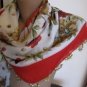 Traditional,ethnic Cotton floral shawl,scarf,needle work