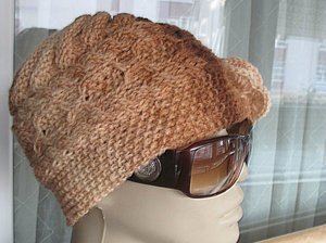 Knitted degrade hat,beanie cap