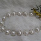 Bridal wedding rhinestone -ivory pearl necklace,earring set.Bridal,bridesmaids Bridal wedding rhinestone -ivory pearl necklace,earring set.Bridal,bridesmaids