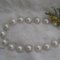 Bridal wedding rhinestone -ivory pearl necklace,earring set.Bridal,bridesmaids