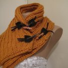 Knitted,citrine neckwarmer,neckwrap,scarf