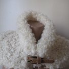 Knitted ivory mohair neckwarmer. .Ready to ship.Handmade.OOAK.