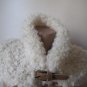 Knitted ivory mohair neckwarmer. .Ready to ship.Handmade.OOAK.