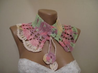 Crocheted collar,neckwrap.Handmade.OOAK..