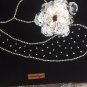 Tote bag, makeup bag, Bridesmaids Tote bag, Felt- Lace Tote Bag, Bride Tote Bag,