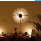 Wall clock, wall mounted projection clock, light clock Wall clock, wall mounted projection clock, light clock