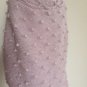 Pink Knit shawl, Vintage bolero, bridal Wrap, Schal stricken, tricot châle