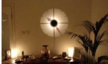 Wall Clock,  Wall Light Clock. Free shipping