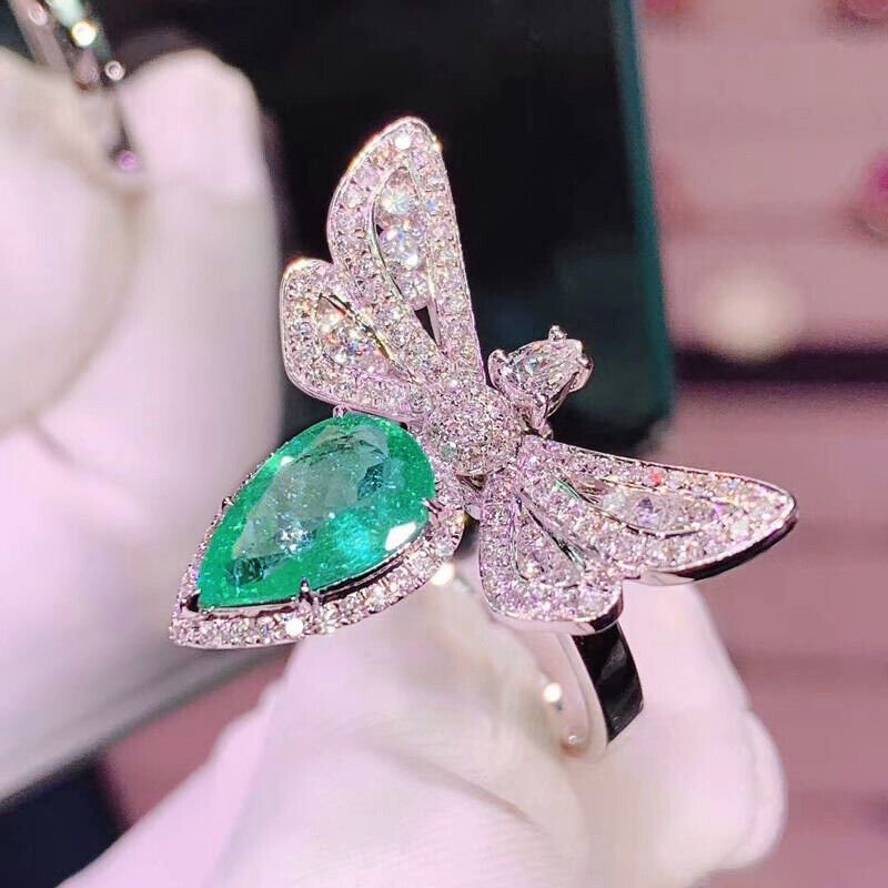 Sterling Silver Butterfly Ring