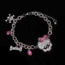 Pink Skull Bracelet