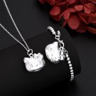 Hello Kitty Necklace & Bracelet