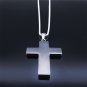 Link Chain Silver Cross Necklace