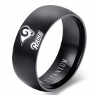 L.A Rams Titanium Ring