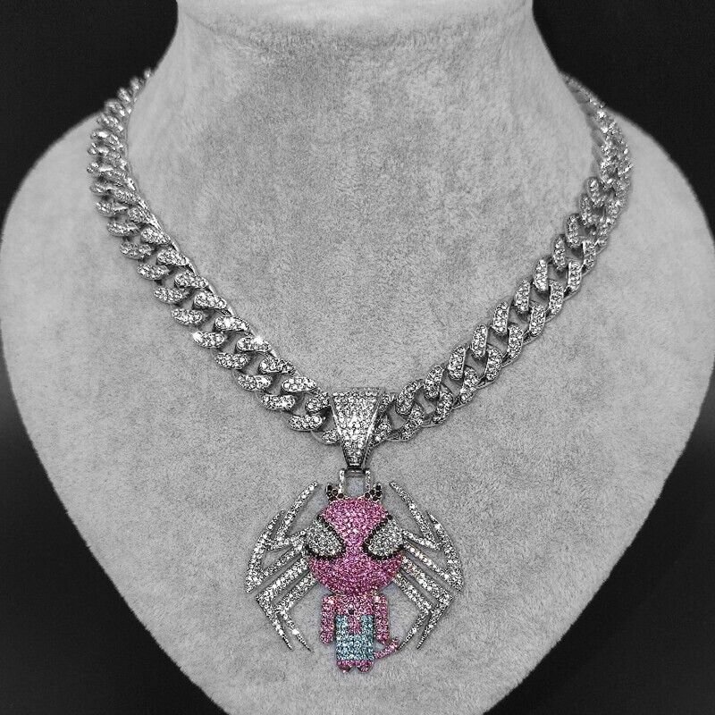 Cuban Link Spider Man Necklace