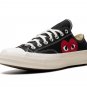 Chuck 70 Ox "Comme Des Gar&Atilde;&sect;ons PLAY / Half Heart Black"