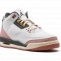 Air Jordan 3 GS "White/Red Stardust" 441140 100