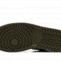 Air Jordan 1 Low "Black Toe Medium Olive" 553558 092