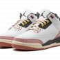 Air Jordan 3 GS "White/Red Stardust" 441140 100