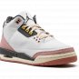 Air Jordan 3 GS "White/Red Stardust" 441140 100