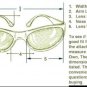 Blue Round Sun Glasses Trigun Vampire Cosplay Black Frames Steam Punk Hippie