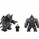 2pcs Big Rhino Spider-Man Set Minifigures Block Toys