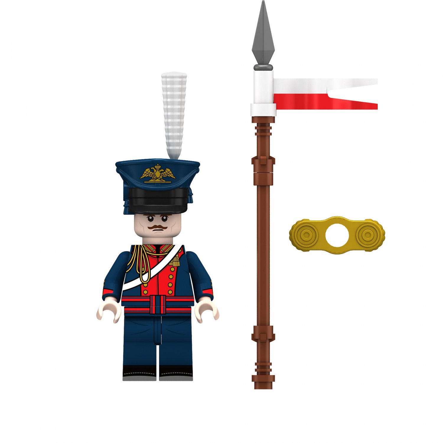 Russian Guards Uhlan Napoleonic Wars Minifigures Block Toys