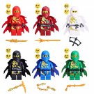 Ninjago Dragons Rising Character Comic Sets Minifigures Block Toys