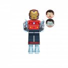 Santa Claus Iron Man Christmas Minifigures Block Toys