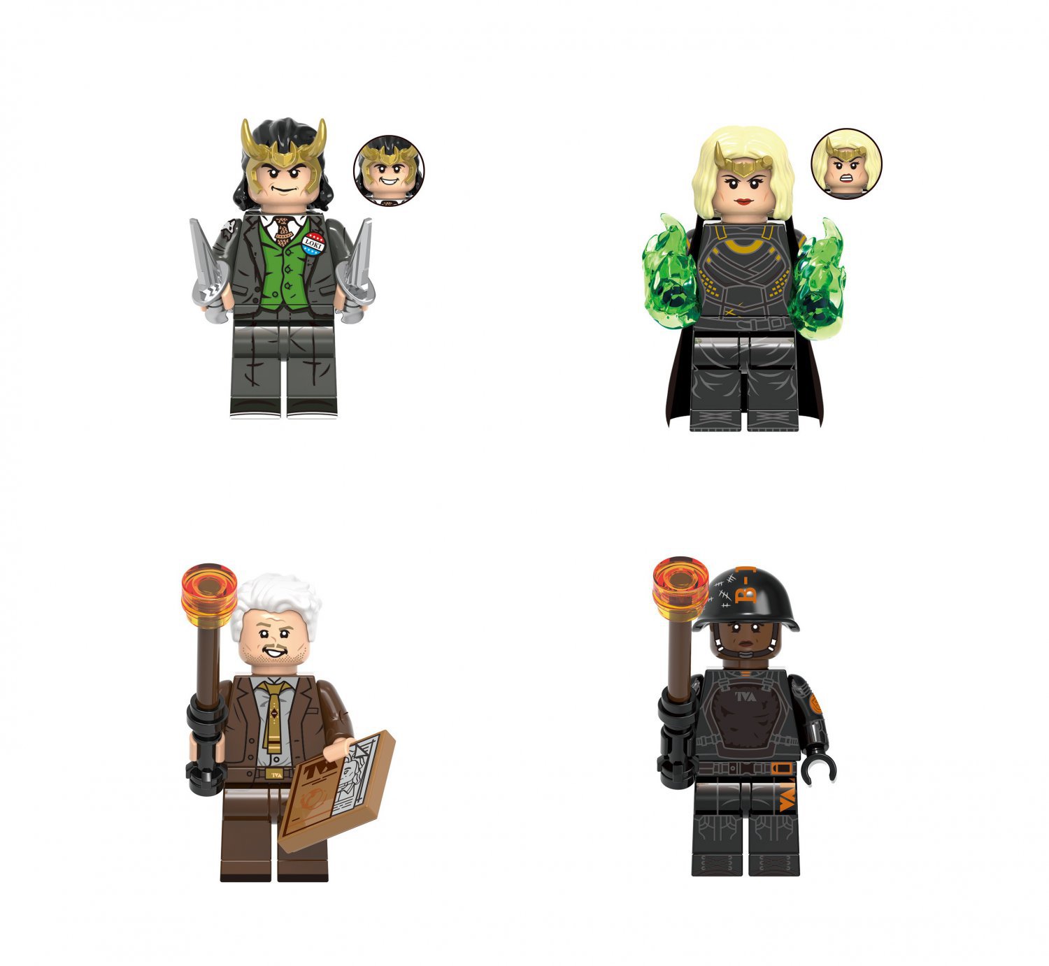 Loki Season 2 Character Super Heroes TV Set Minifigures Block Toys