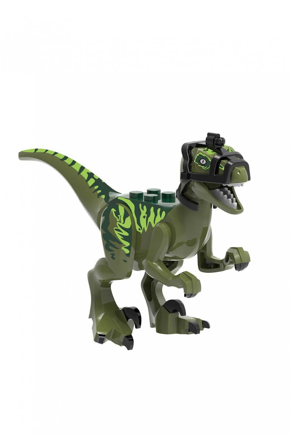 Blue Velociraptor Jurassic World Set Minifigures Block Toys