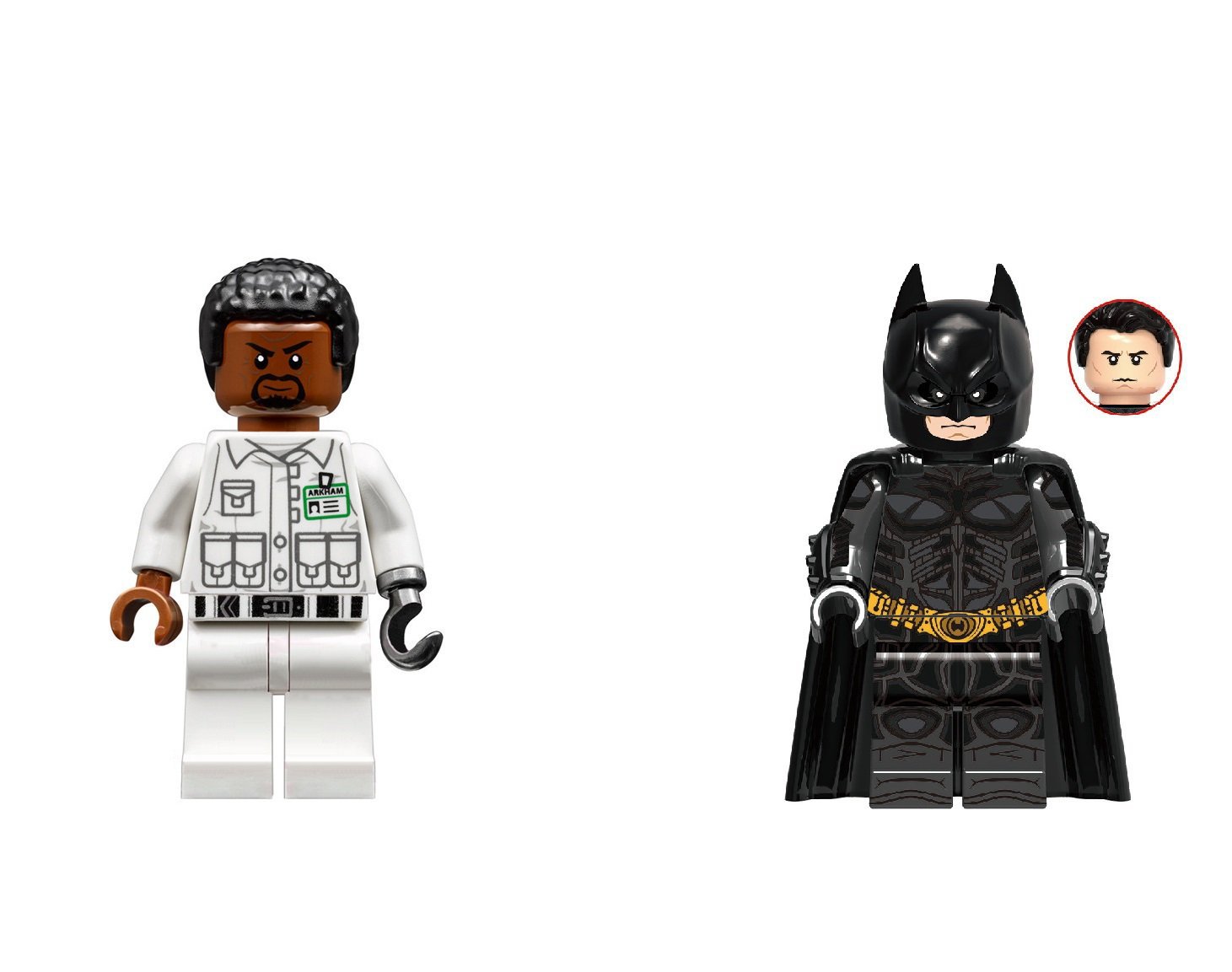 Aaron Cash and Batman Super Heroes Set Minifigures Block Toys