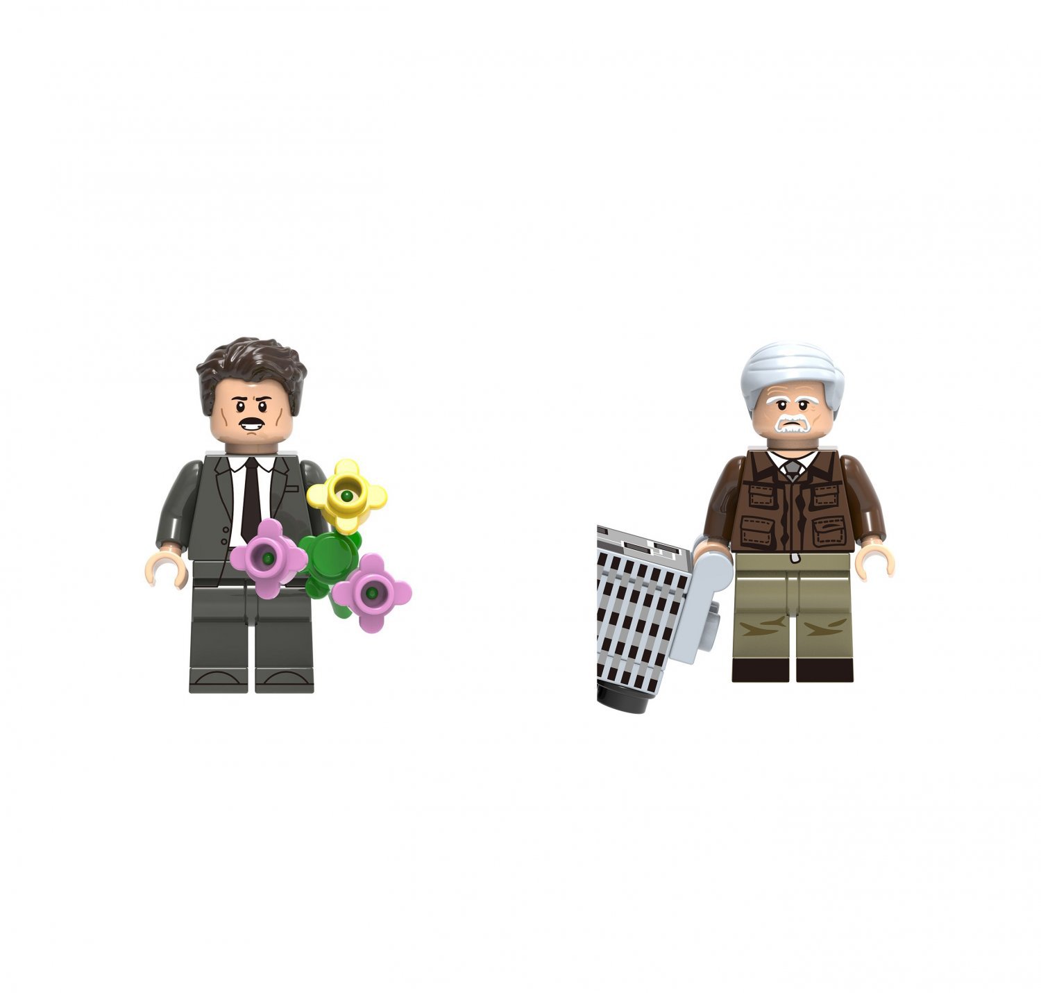 Howard Stark and Hank Pym The Avengers Set Minifigures Block Toys