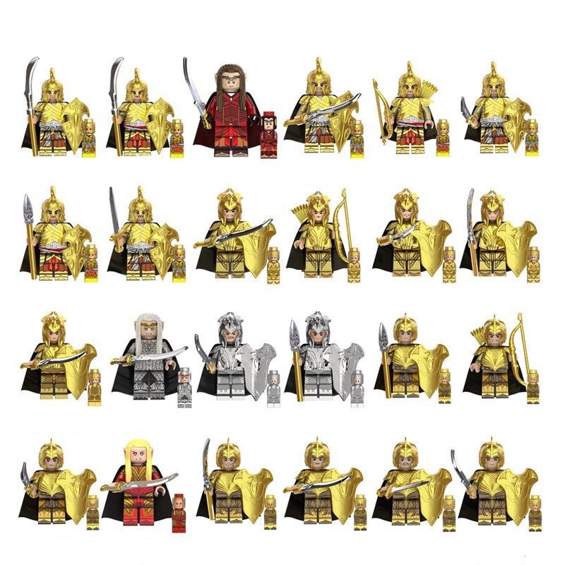 24pcs Elf Legion The Hobbit Set Minifigures Block Toys