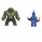Brother Eye and Killer Croc Super Heroes Set Minifigures Block Toys