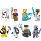Camel Knight Pilot Spelunker Baker My World Set Minifigures Block Toys
