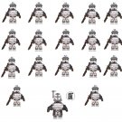 18pcs Wolfpack Sergeant Commander Wolfe Star Wars Set Minifigures Block Toys