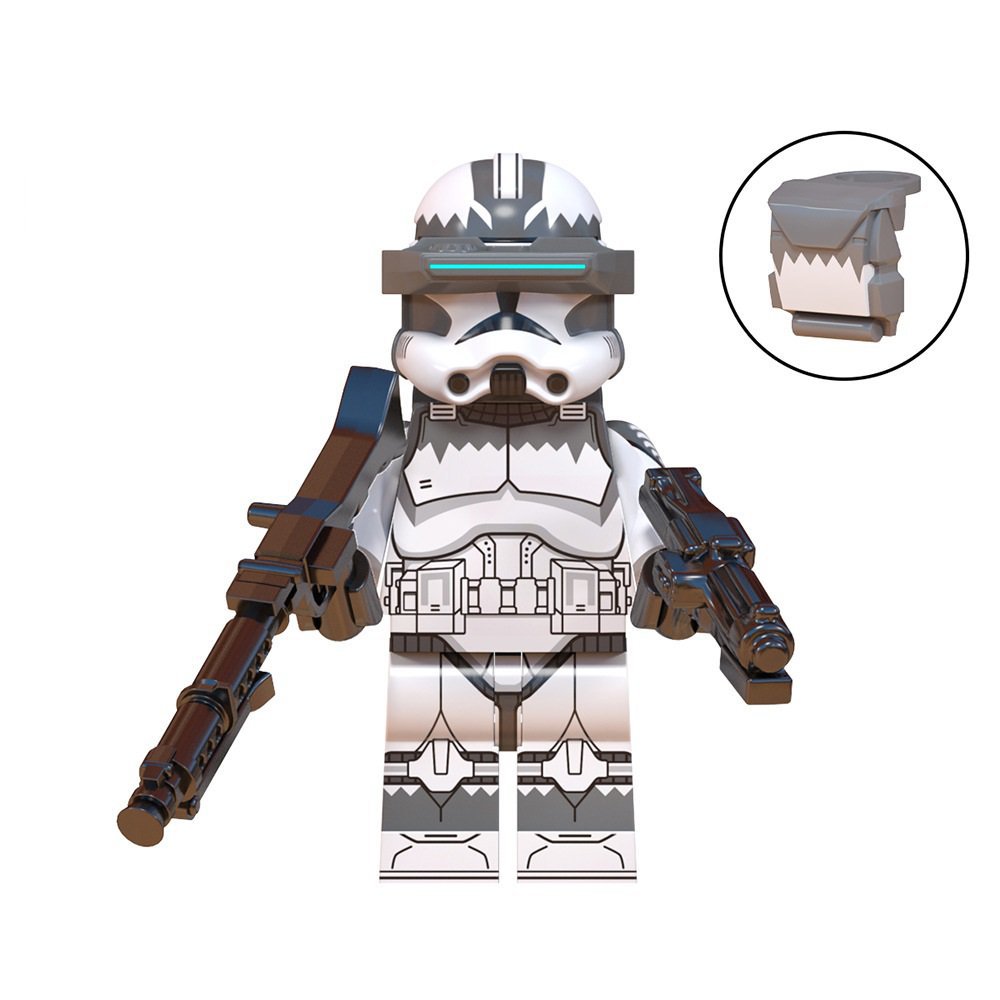 Wolfpack Sergeant Star Wars Minifigures Block Toys