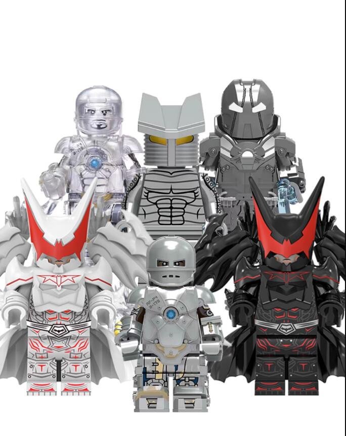 6pcs Heavy MK1 Whiplash Hellbat Destroyer Movie Sets Minifigures Block Toys
