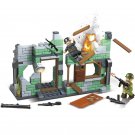 US Army and German Army Street Battle WW2 Normandy landing Set Minifigures Toys