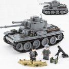Germany PZ.38 Tank Soldier WW2 Tank Sets Minifigures Block Toys