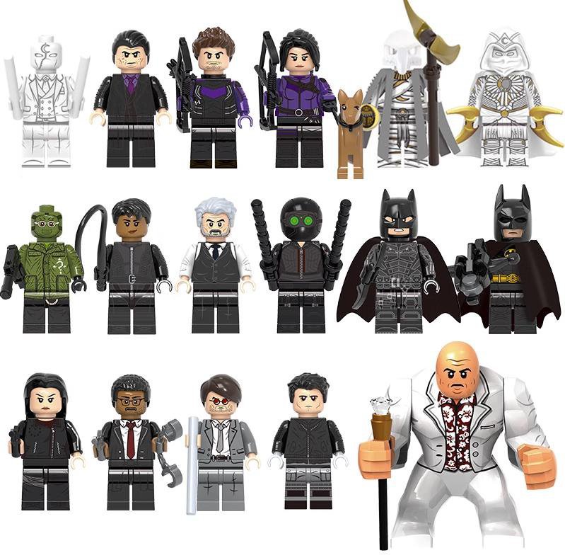 Kingpin Moon Knight Echo Batman DC Super Heroes Sets Minifigures Block Toys