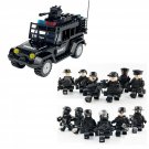 SWAT SUV Explosion-proof vehicles City Antiterrorist Set Minifigures Toys
