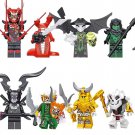 The Golden Dragon Harumi Skull Sorcerer Villain Omega Ninjago New Minifigures