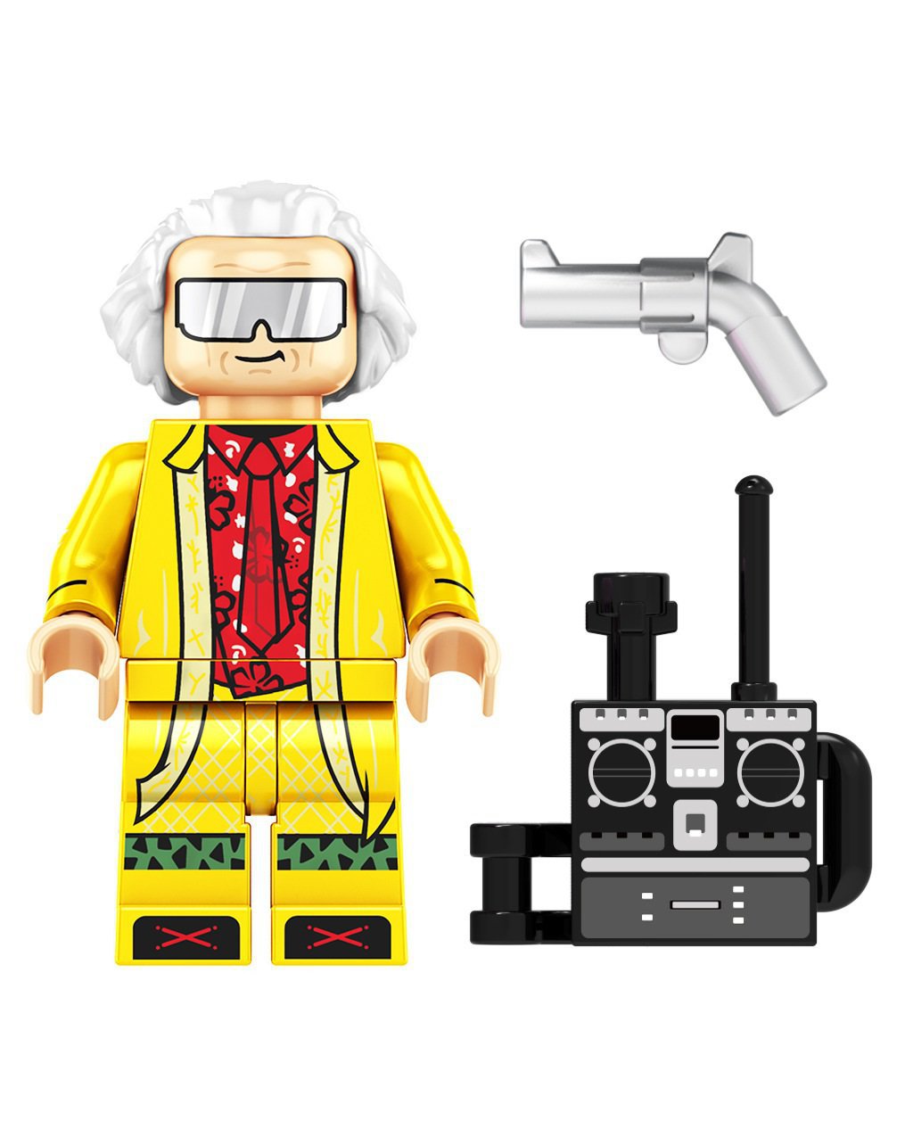 Doc Brown Back to the Future Minifigures Block Toys