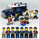 NYPD VAN Truck Police officer City Police Station Set Minifigures Block Toys