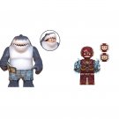 King Shark and The Flash The Flash Set Minifigures Block Toys