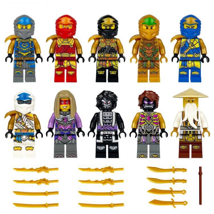 Lloyd Sensei Wu Harumi New Ninjago Set Minifigures Block Toys