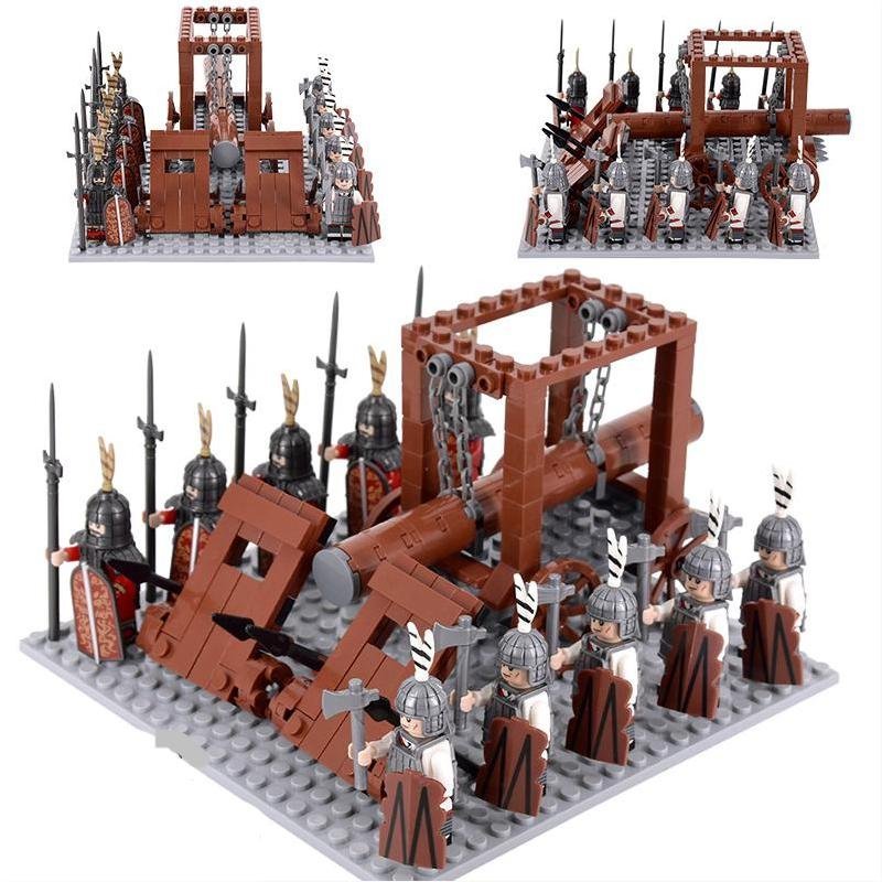China Han Dynasty Demolisher Soldier Middle Ages Set Minifigures Block Toys