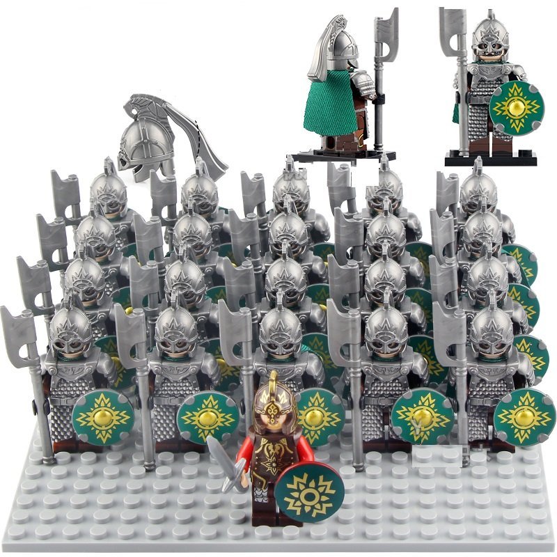 Rohan Axe cavalry Lord of the Rings Set Minifigures Block Toys