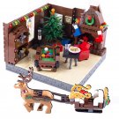 The Christmas House Santa Claus Christmas 2022 Minifigures Block Toys